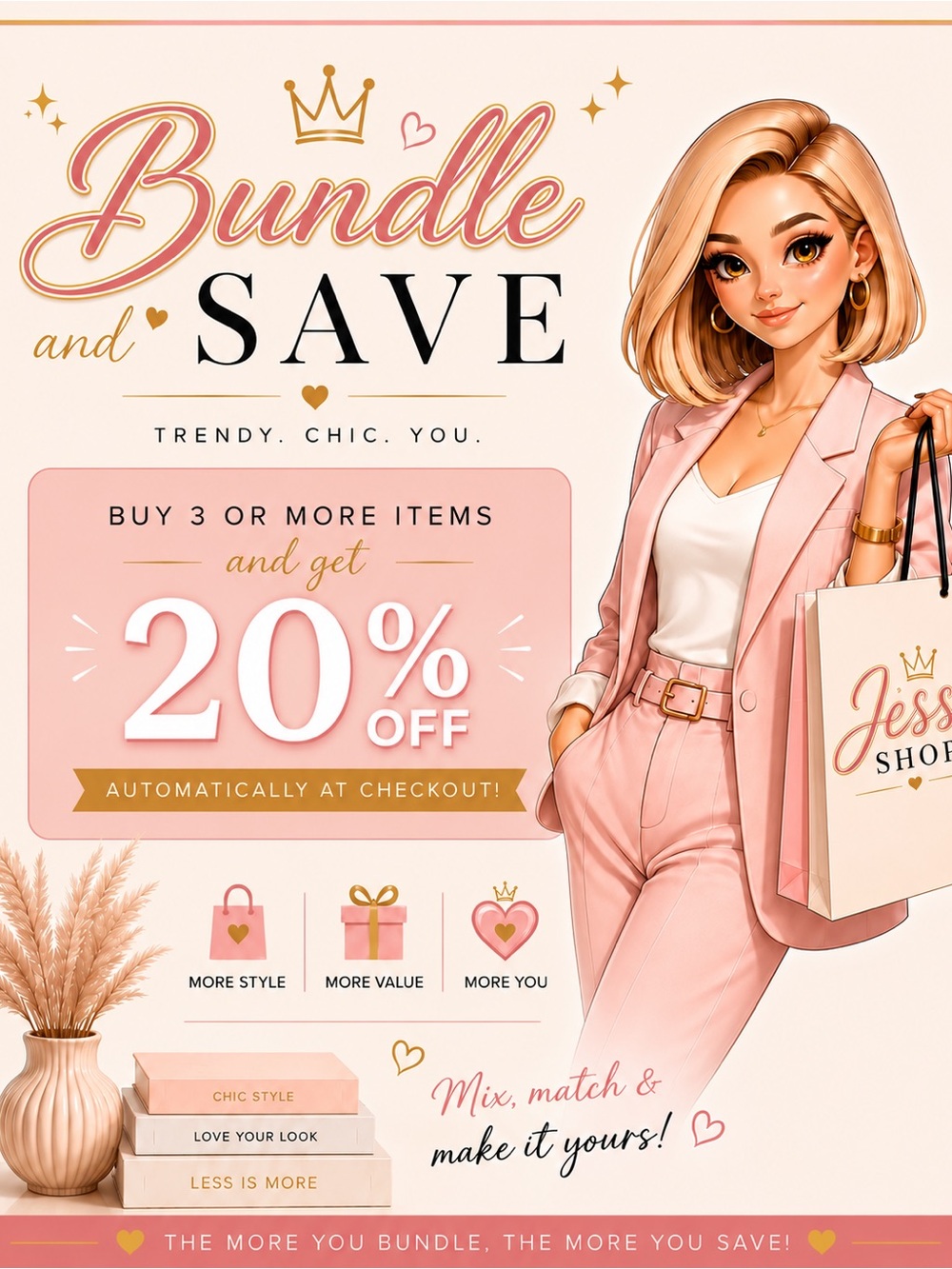 🌸 BUNDLE & SAVE 🌸 The More You Bundle, The More You Save! | 20% OFF on 3+ Items